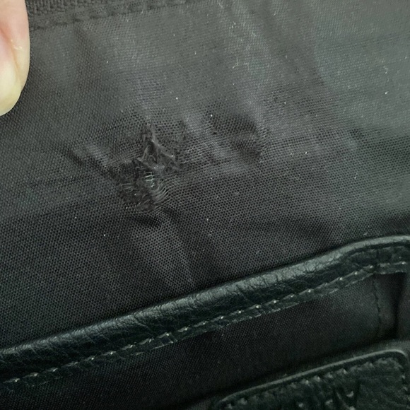 Apt. 9 Dark Gray Shoulder Bag with Ring Tassel - Picture 10 of 10